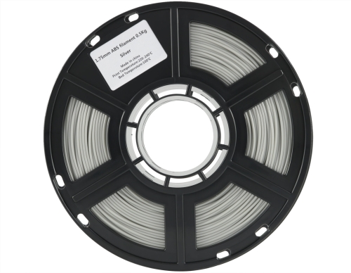 Preview: Flashforge ABS Filament Silber 1.75 mm 0.5 kg