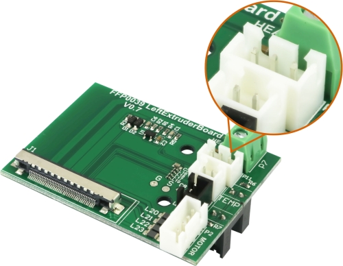 Preview: Extruderboard Creator 3 (linker Extruder) für 3-Pin Levelingsensor