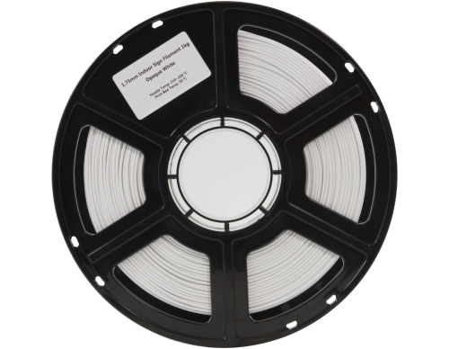 Preview: Flashforge A-PLA Indoor Vollfarbig Weiss 1.75 mm 1 kg