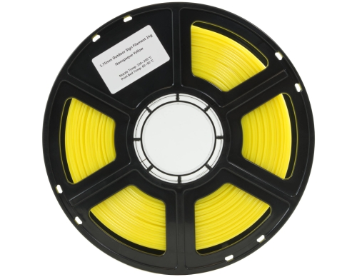 Preview: Flashforge A-PLA Outdoor Transparent Gelb 1.75 mm 1 kg