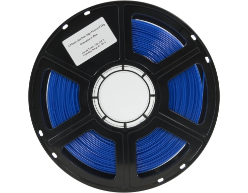Preview: Flashforge A-PLA Outdoor Transparent Blau 1.75 mm 1 kg
