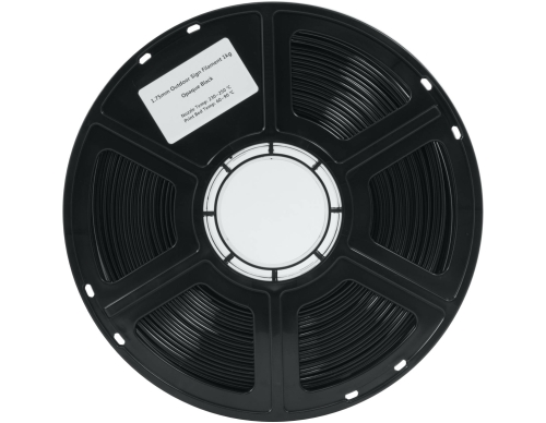 Preview: Flashforge A-PLA Outdoor Vollfarbig Schwarz 1.75 mm 1 kg