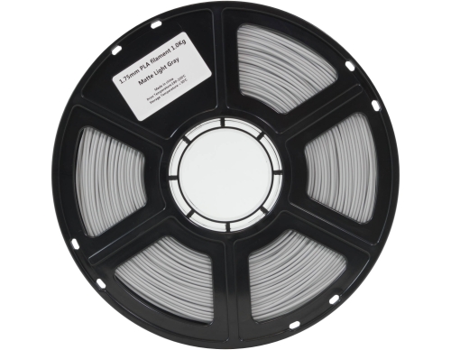 Preview: Flashforge PLA Matt Hellgrau 1.75 mm 1 kg
