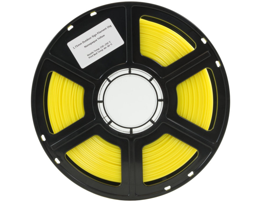 Flashforge A-PLA Outdoor Transparent Gelb 1.75 mm 1 kg